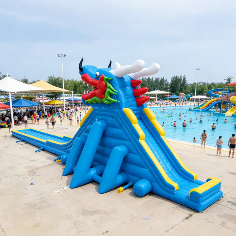 Water Slide Inflatable - Outdoor Commercial Grade Adult Size 20m