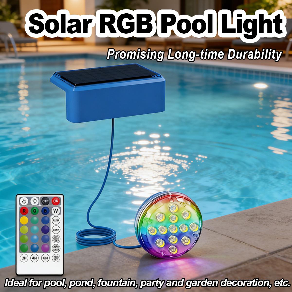 Underwater Solar Pool Light wi - đánh giá và giá Pool Light Solar Rechargeable
