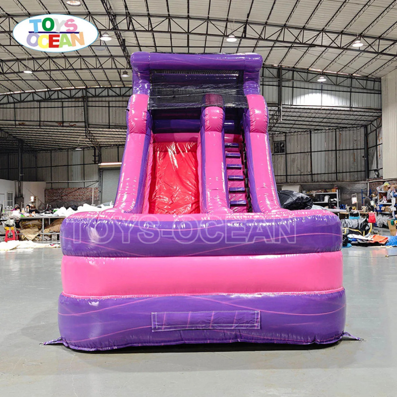 Hot-selling purple and pink In - đánh giá và giá Water Slide Inflatable