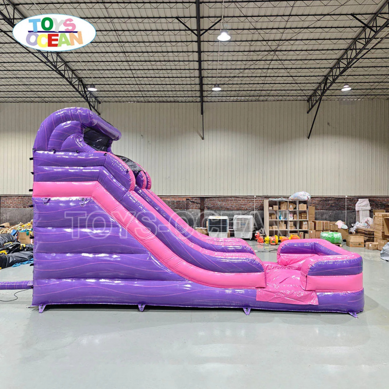Hot-selling purple and pink In - đánh giá và giá Water Slide Inflatable