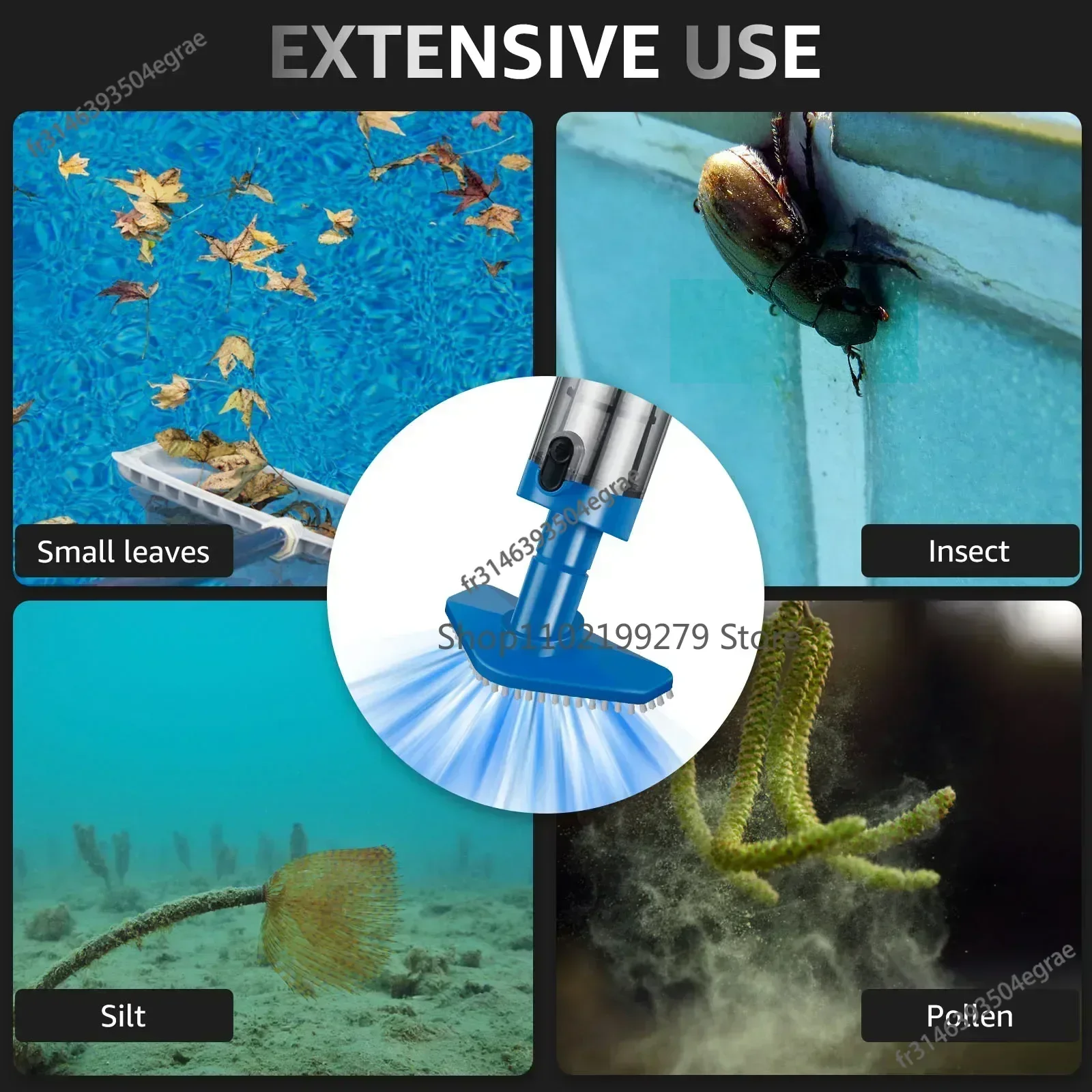 NEW Pool Vacuum Cleaner Rechar - đánh giá và giá Pool Vacuum Manual