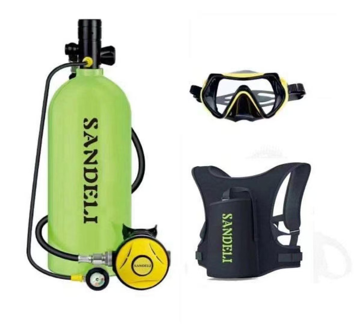 Manufacturer-made 4-liter Scub - đánh giá và giá Snorkel Mask Full Face