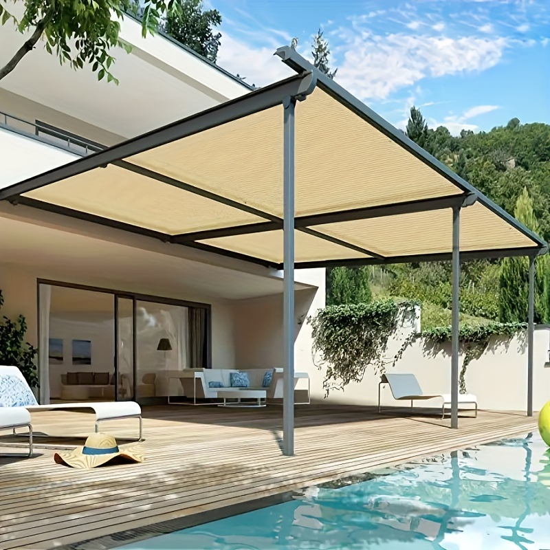 Beige Sunshade Net, Easy to In - đánh giá và giá Pool Skimmer Net