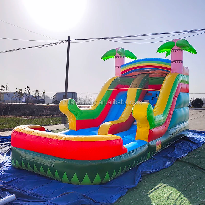 Commercial Palm Tree Inflatabl - đánh giá và giá Water Slide Inflatable