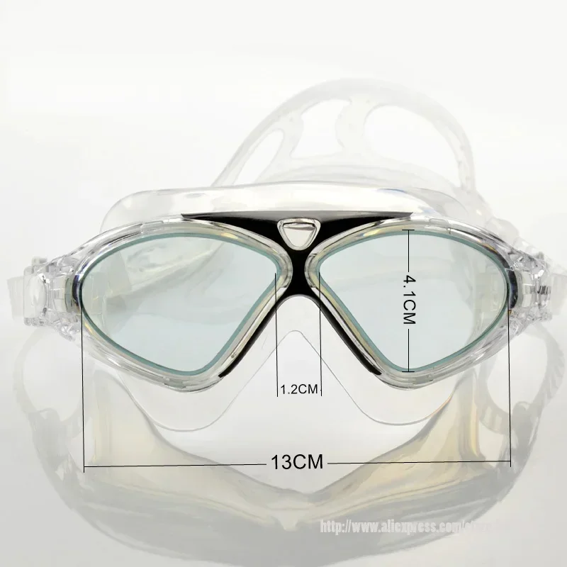 Kính Bơi Nước Kính Ốp Dây Dưới - đánh giá và giá Swim Goggles Anti Fog Uv