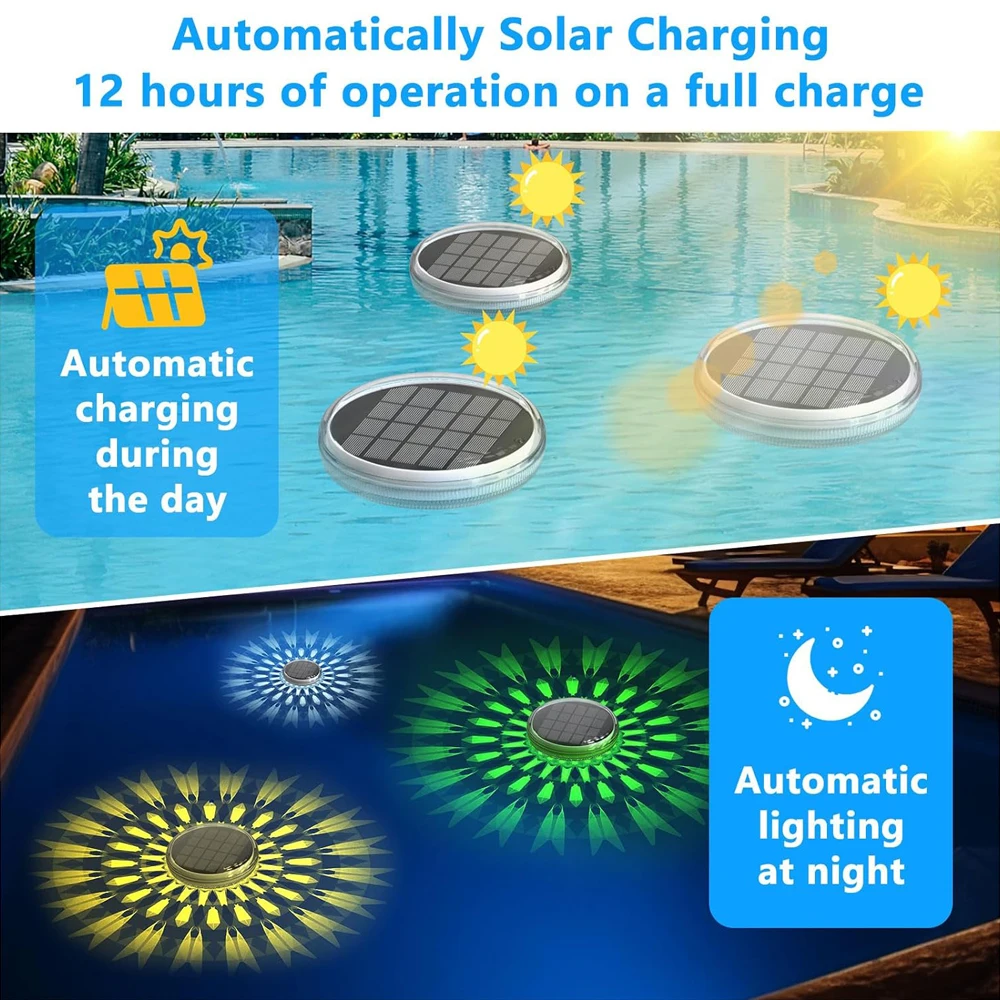 Nice Solar Rechargeable Floati - đánh giá và giá Pool Light Solar Rechargeable
