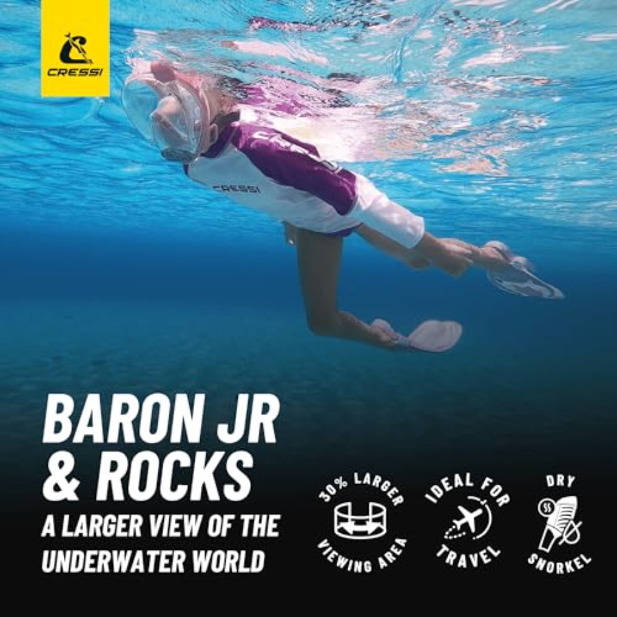 Junior snorkeling kit for kids - đánh giá và giá Snorkel Mask Full Face