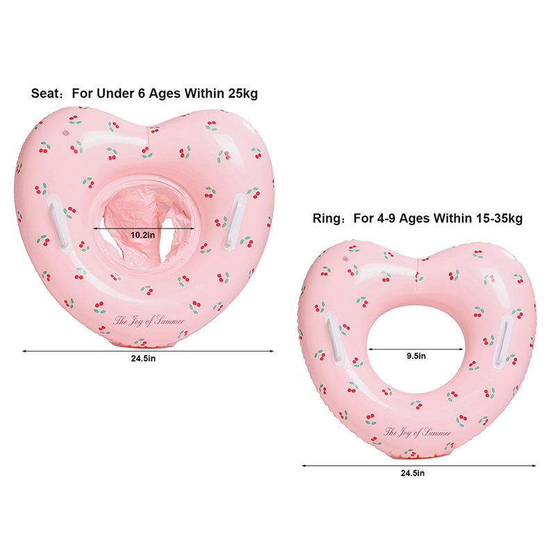 1Pcs Cherry Swim Ring Inflatab - đánh giá và giá Pool Float Ring Inflatable